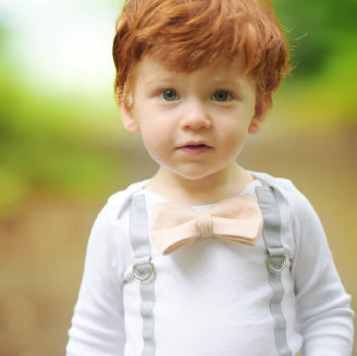 Bow Tie and Suspenders Outfits for Baby Boy