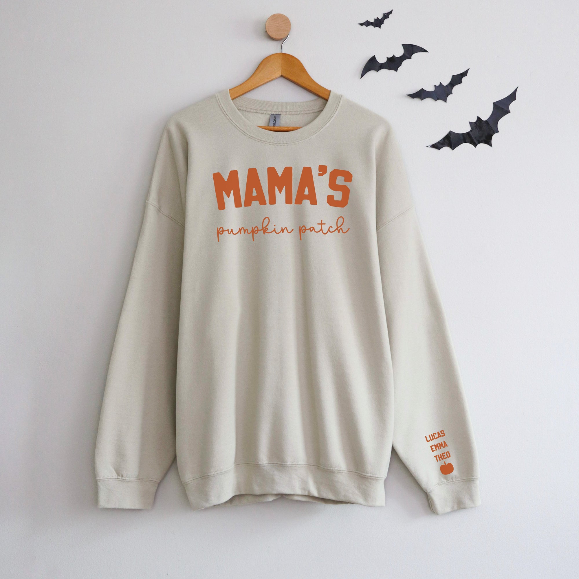 Cuddle Sleep Dream Mama's Pumpkin Patch | Sand Sweatshirt