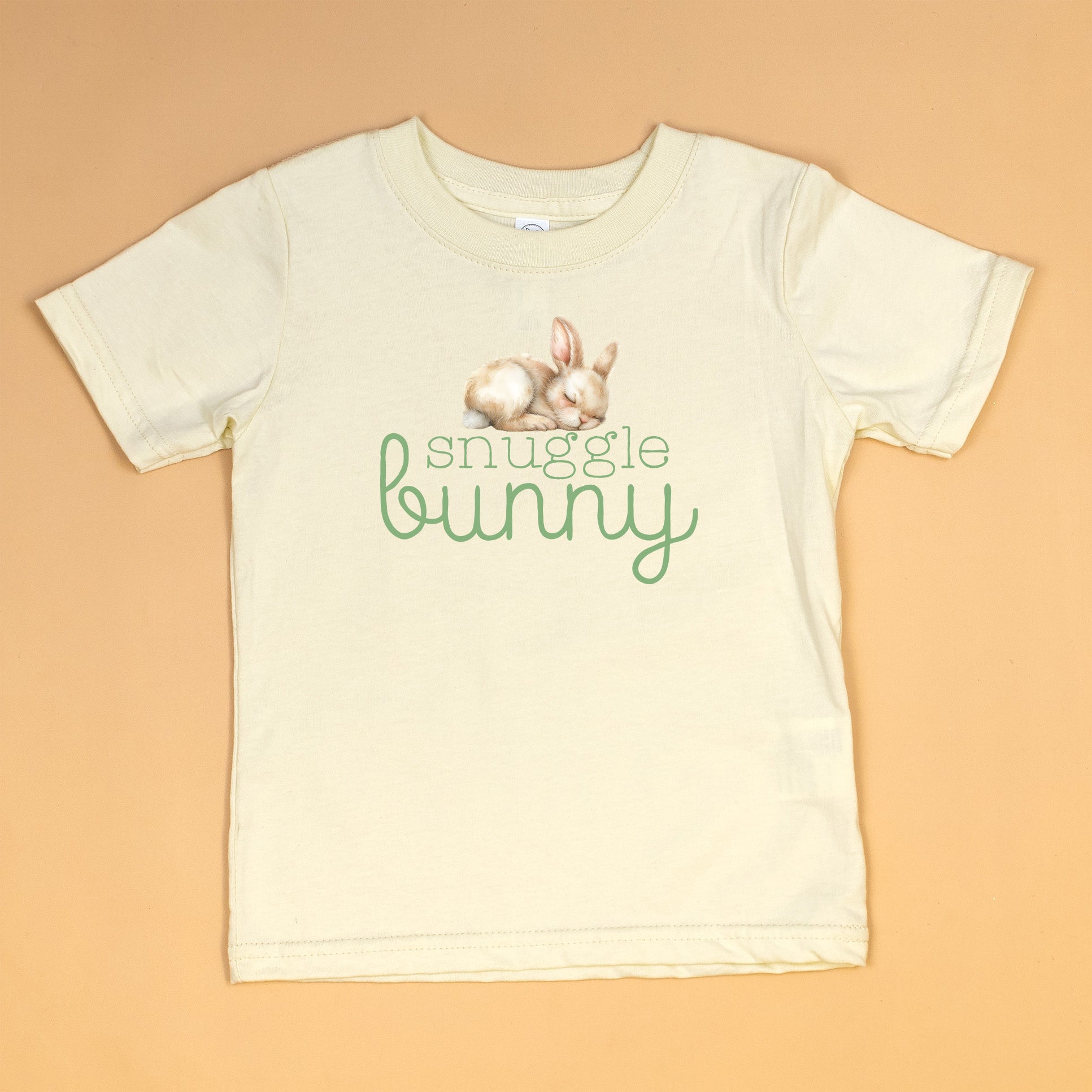 Cuddle Sleep Dream Graphic Tee Snuggle Bunny | Natural Tshirt