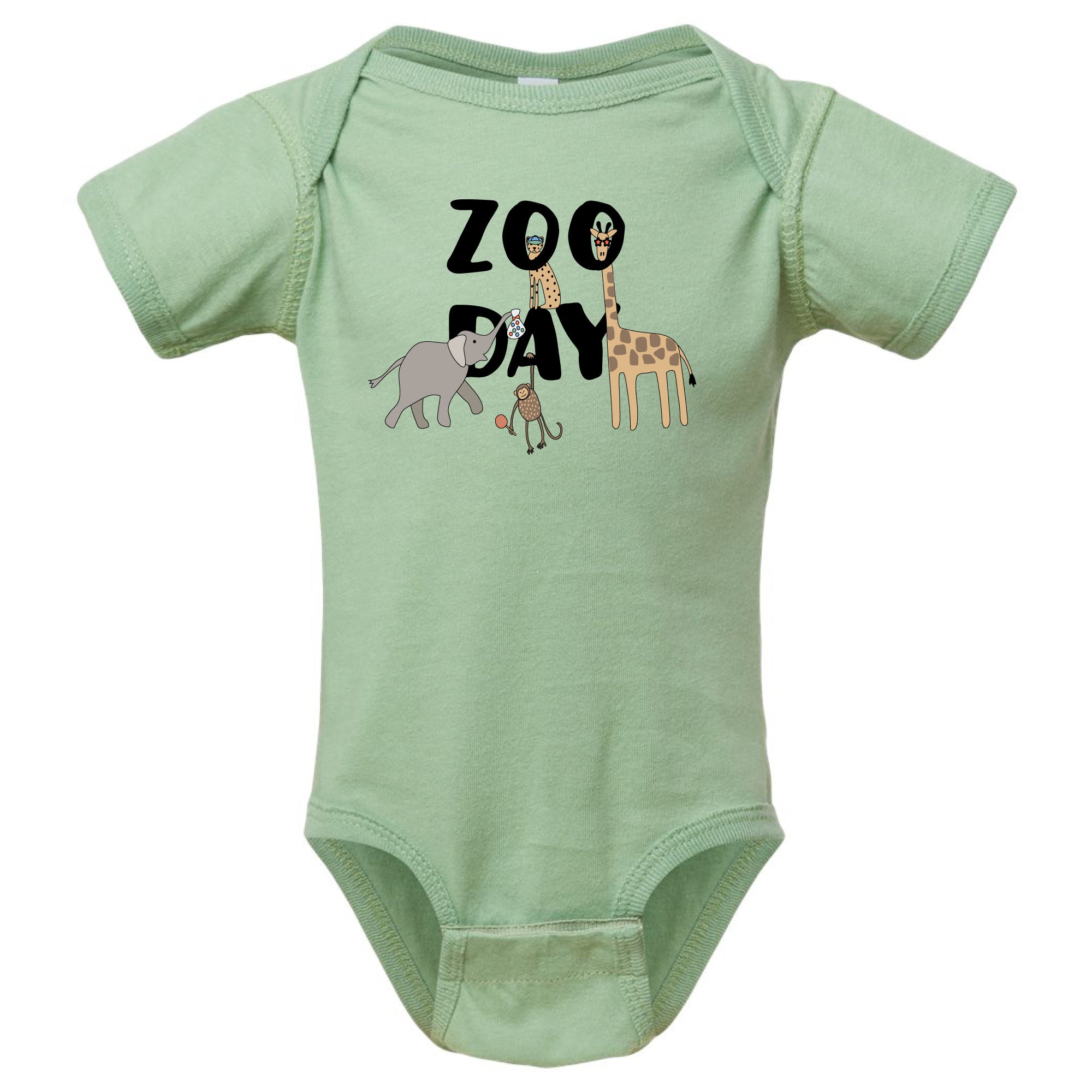 Cuddle Sleep Dream Zoo Day | Organic Bodysuit