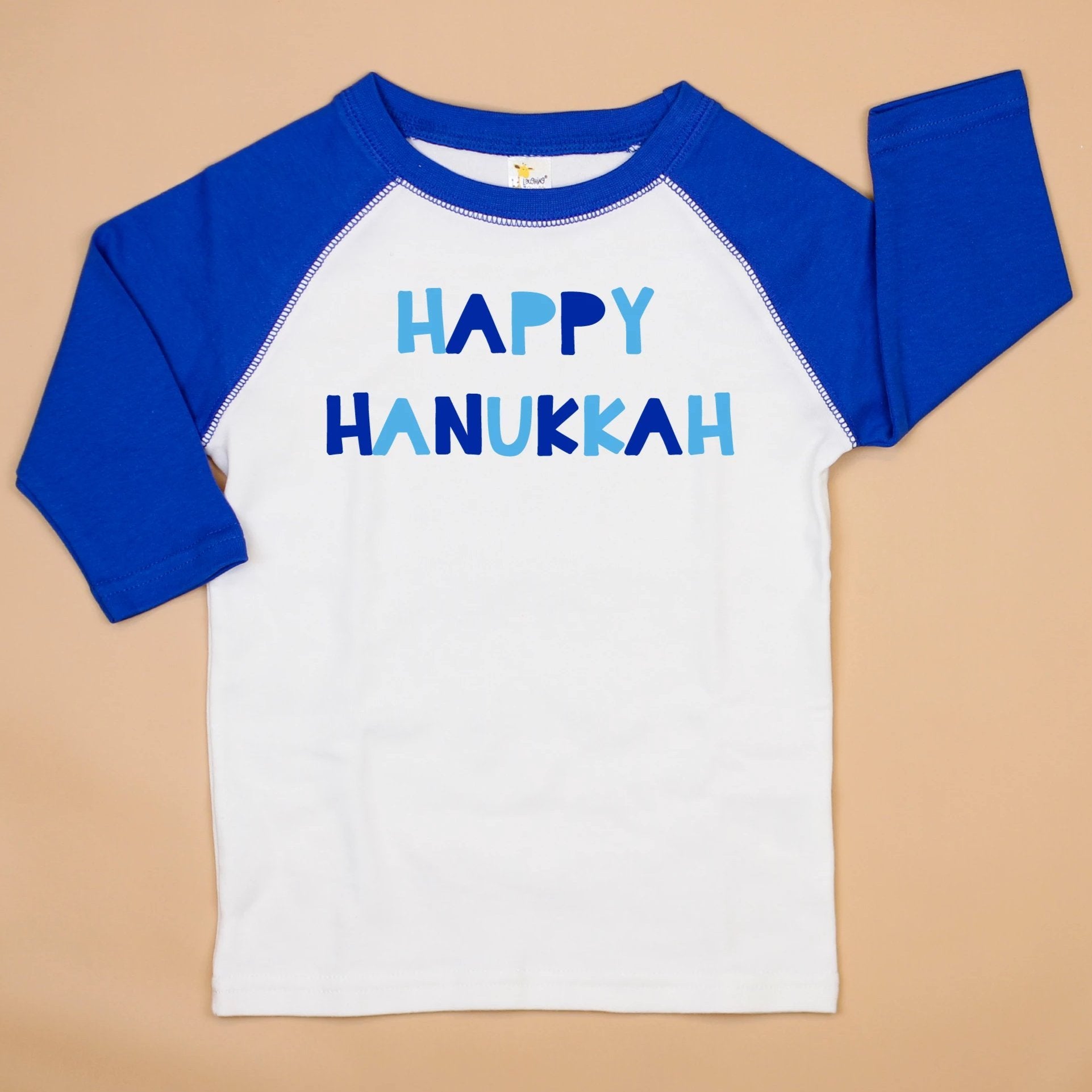 Happy Hanukkah | Blue Raglan