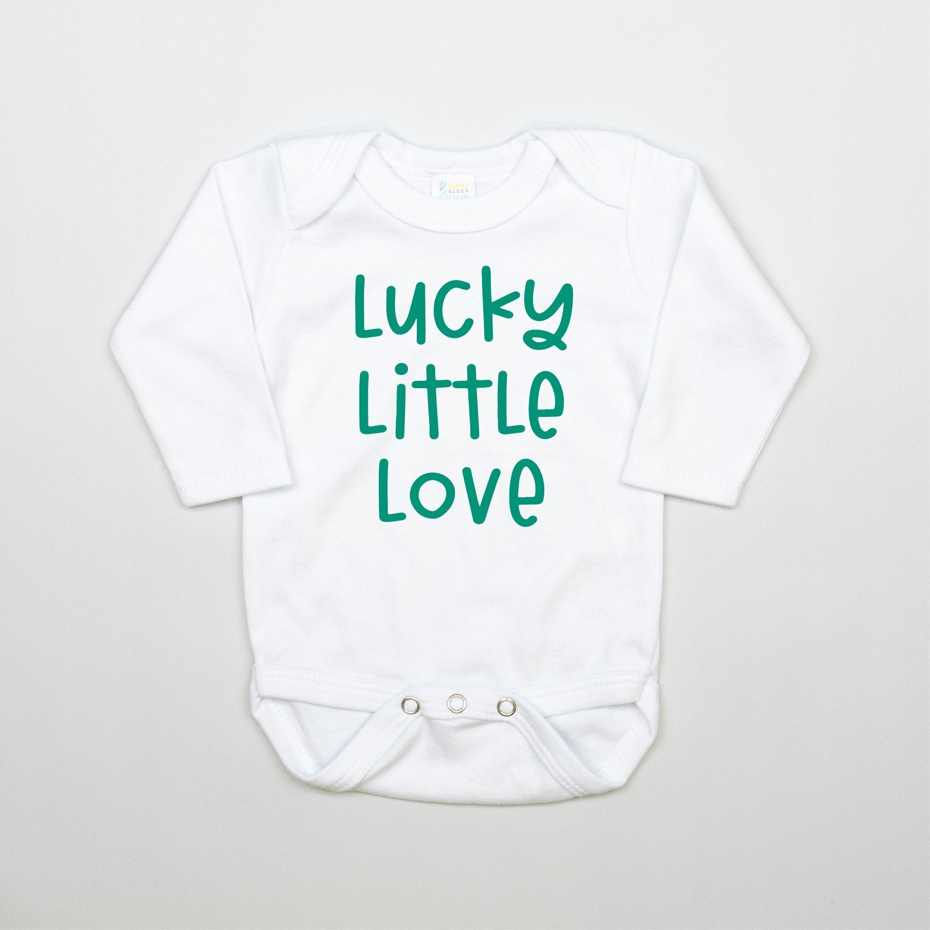 Cuddle Sleep Dream Newborn Long Sleeve Lucky Little Love | Bodysuit