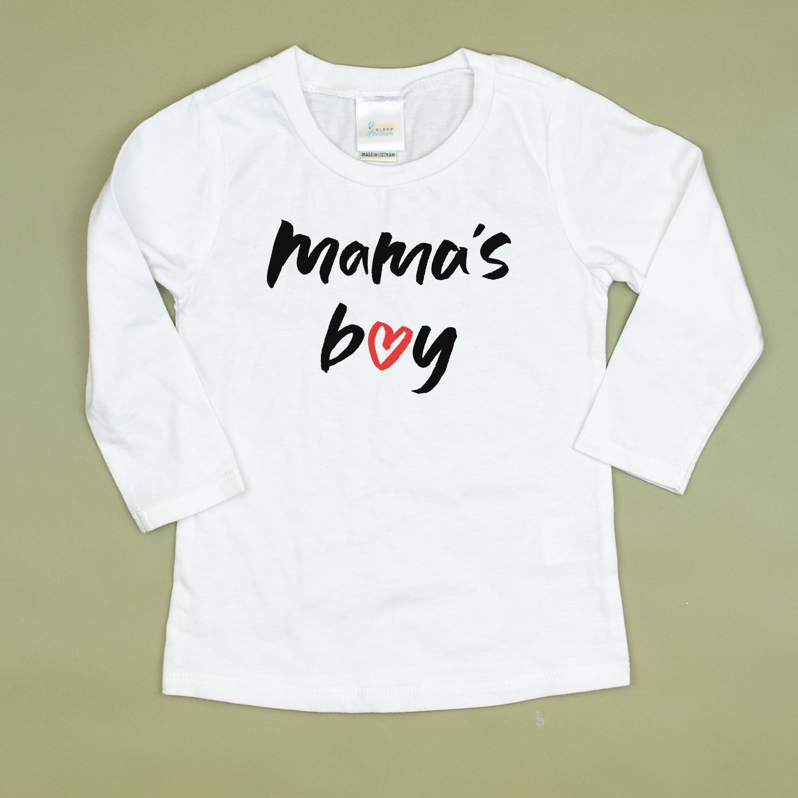 Cuddle Sleep Dream Mama's Boy | White Tshirt