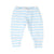 Cuddle Sleep Dream Slim Joggers Blue/White Striped French Terry Joggers