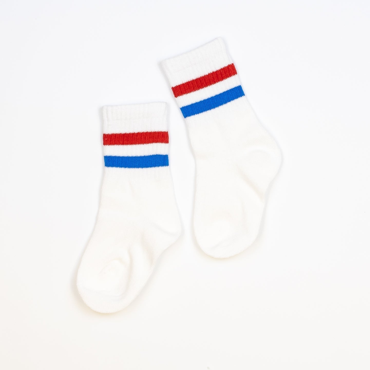 Kickin It Up Socks Baby & Toddler Socks & Tights Socks w/ Red & Blue Stripes