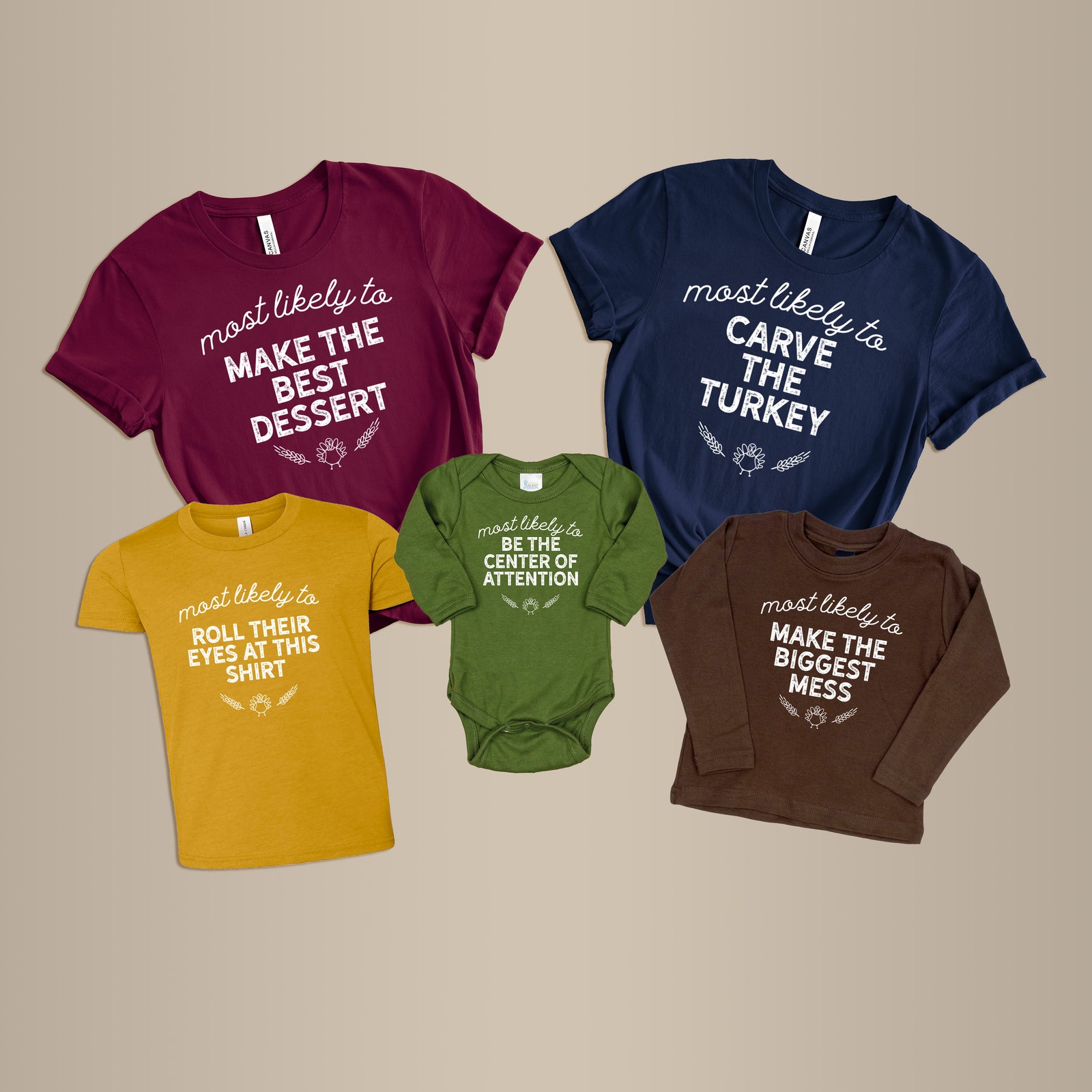 Most Likely To... Thanksgiving Family Shirt Ideas