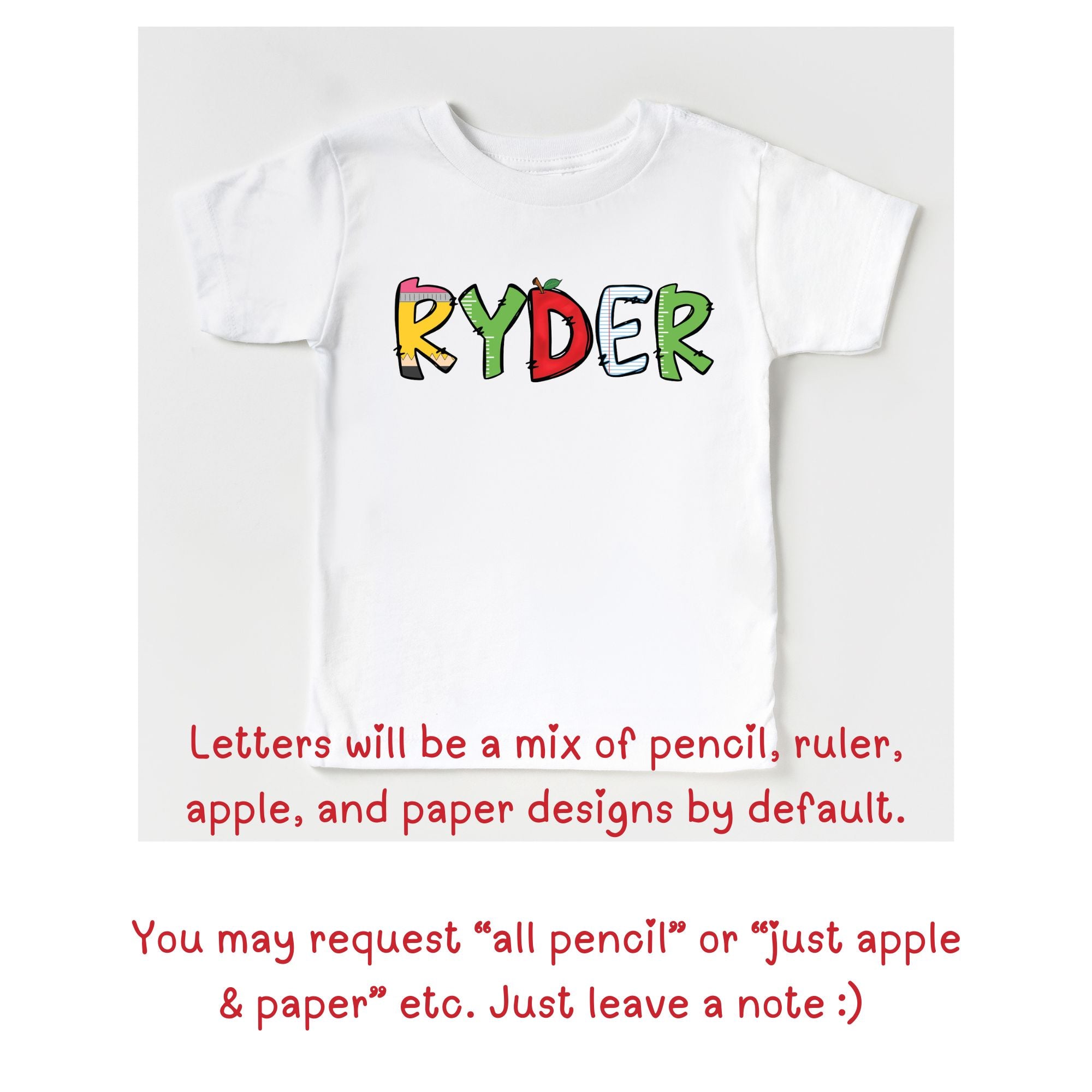 School Custom Name | Kids T-shirt