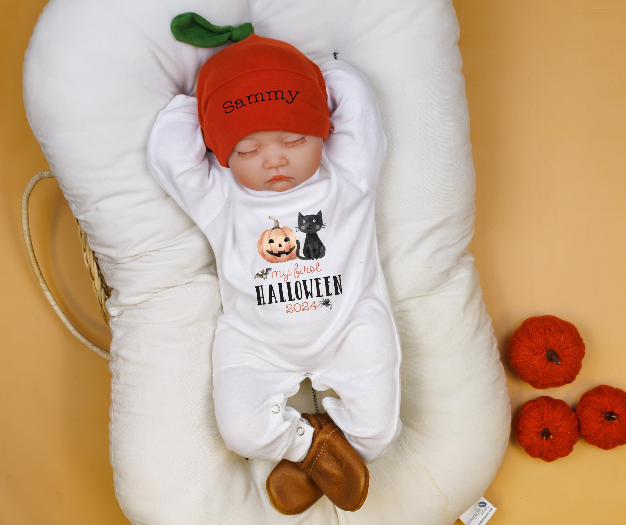 Baby's 1st Halloween | White Long Romper