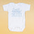 Little Brother Onesie | Script, Light Blue