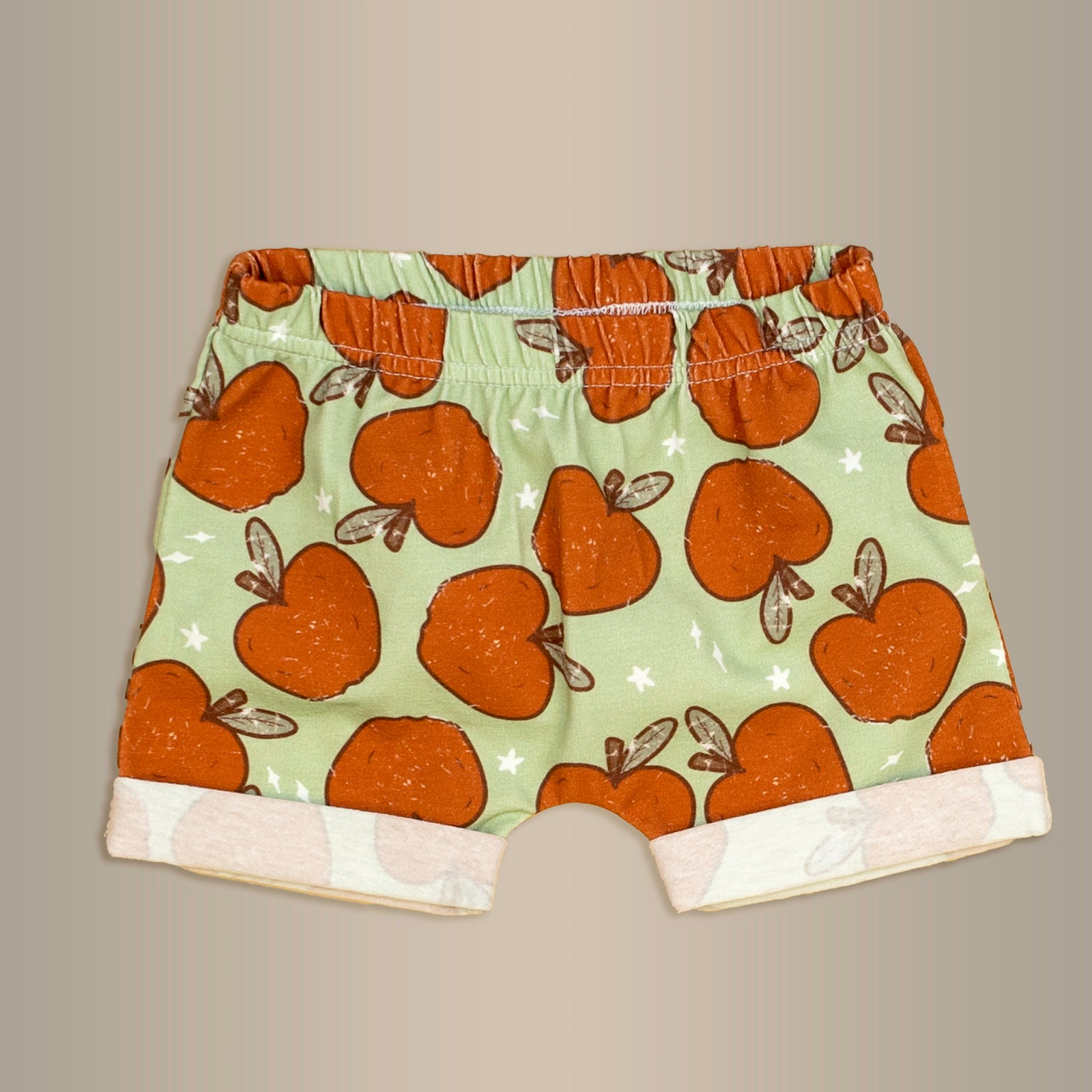 Cuddle Sleep Dream Shorts Apple Picking Rolled Hem Shorts
