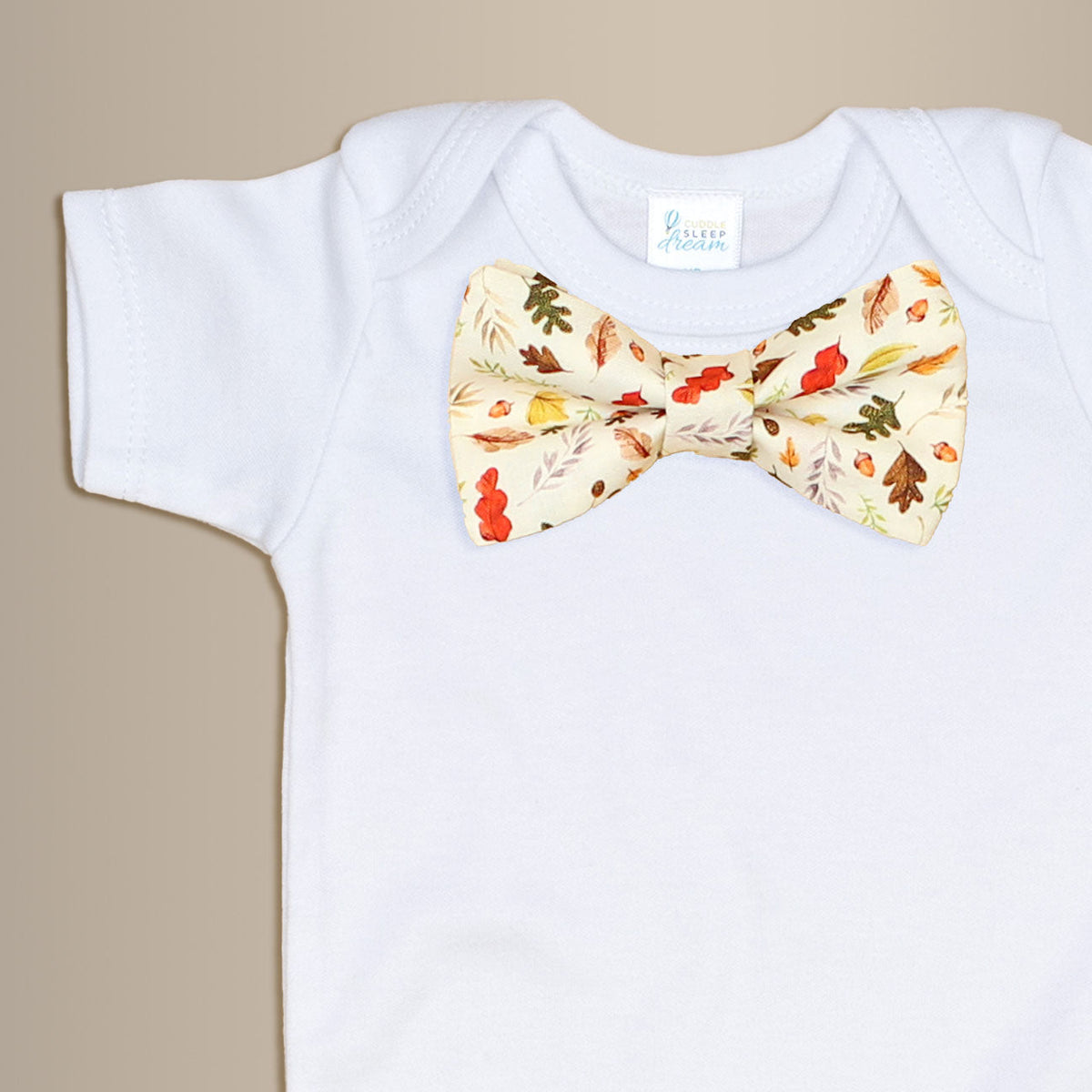 Cuddle Sleep Dream Bowtie Bodysuit Autumn Mix Bowtie Bodysuit