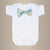 Cuddle Sleep Dream Bowtie Bodysuit Blue Floral Bowtie Bodysuit