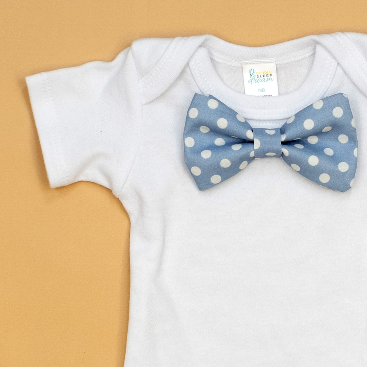 Cuddle Sleep Dream Bowtie Bodysuit Cloud Dot Bowtie Bodysuit