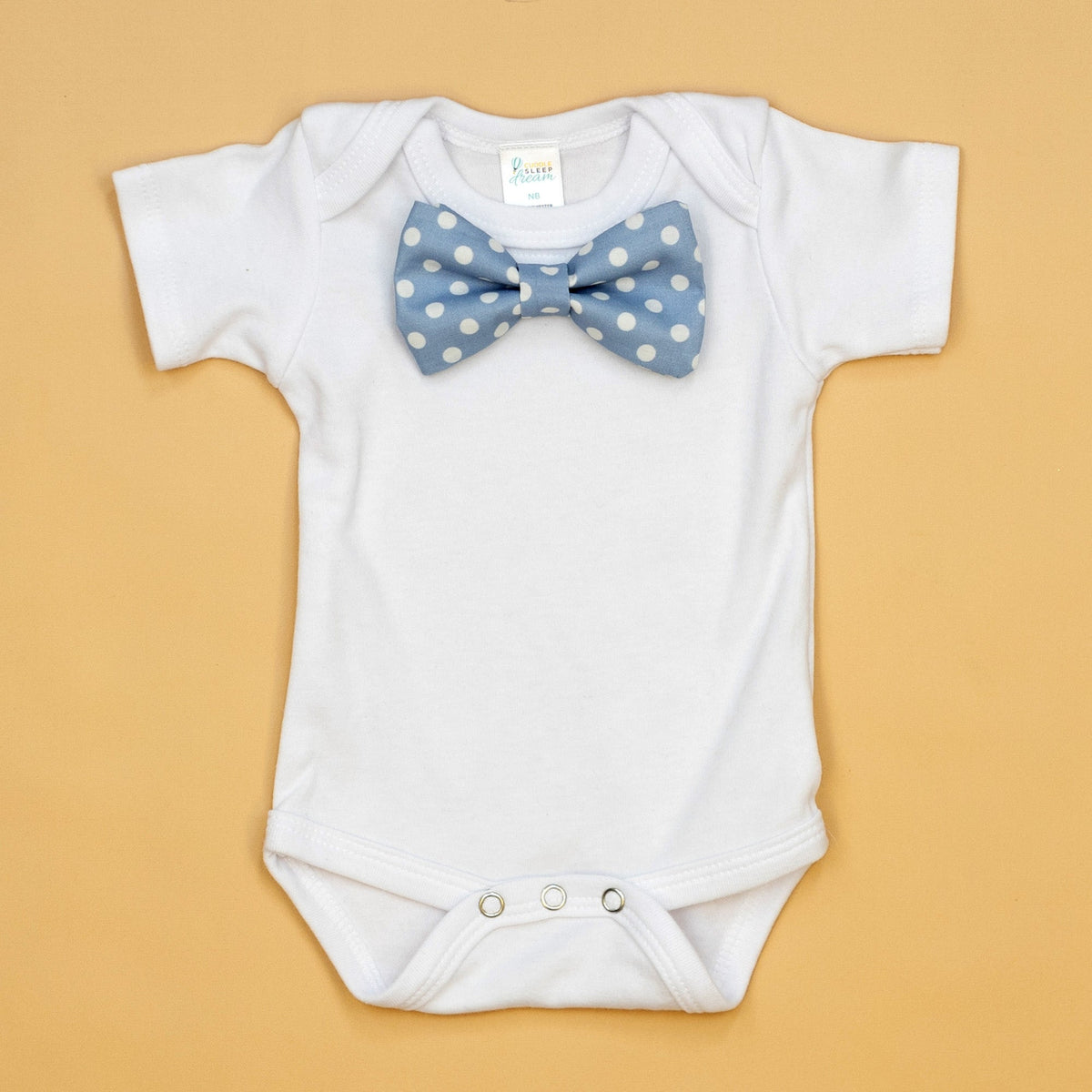 Cuddle Sleep Dream Bowtie Bodysuit Cloud Dot Bowtie Bodysuit