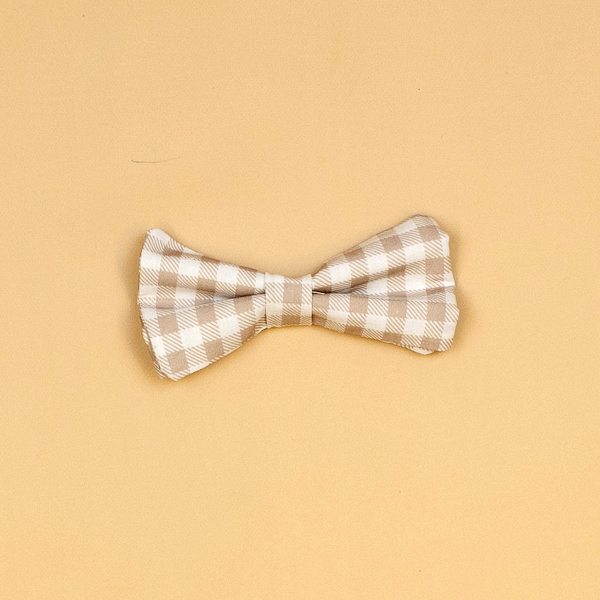 Cuddle Sleep Dream Bowtie Bodysuit Fawn Check Bowtie Bodysuit