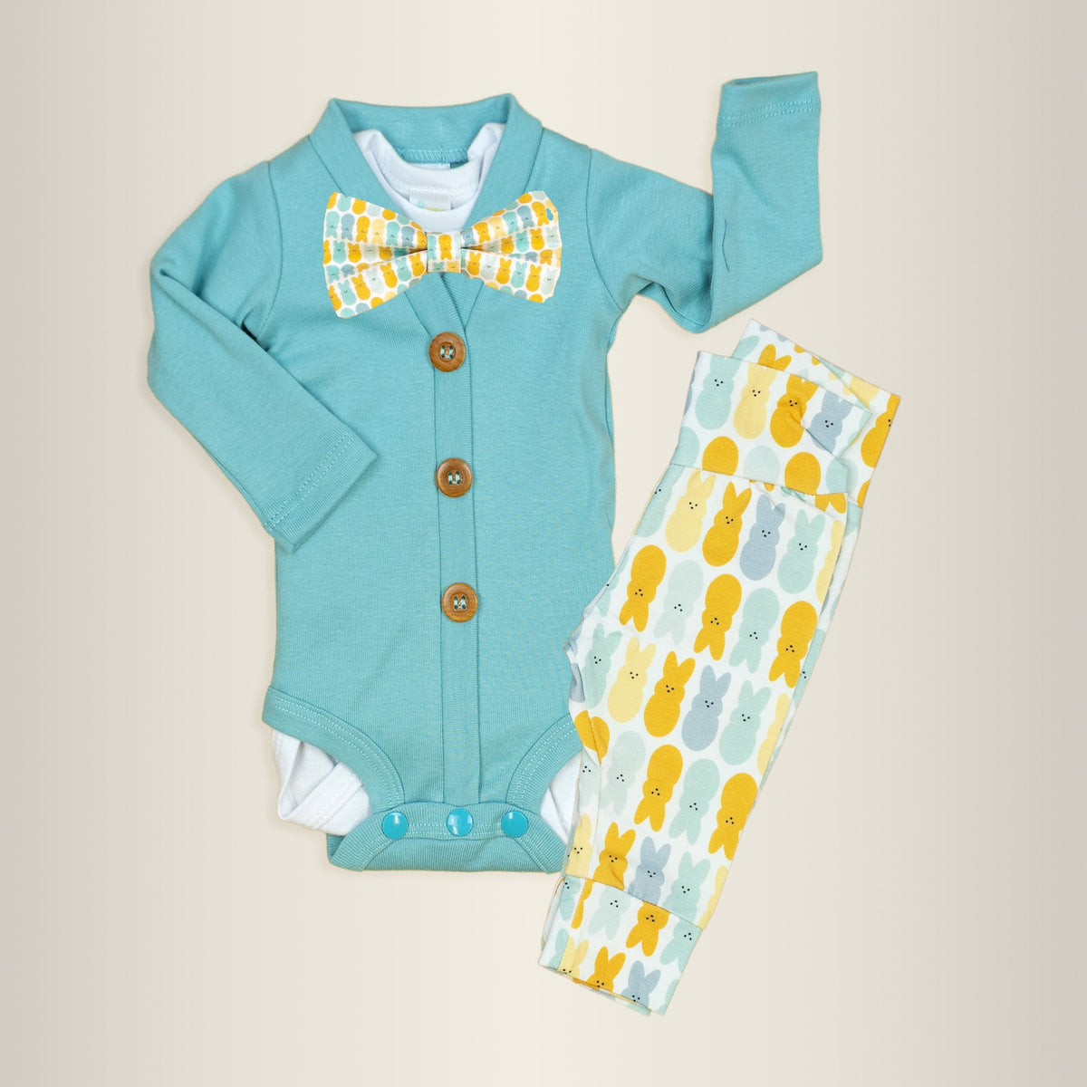 Cuddle Sleep Dream Bundles Cardisuit Bundle | Marshmallow Bunny in Robin&#39;s Egg