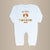 Cuddle Sleep Dream Romper Baby's 1st Thanksgiving | White Long Romper