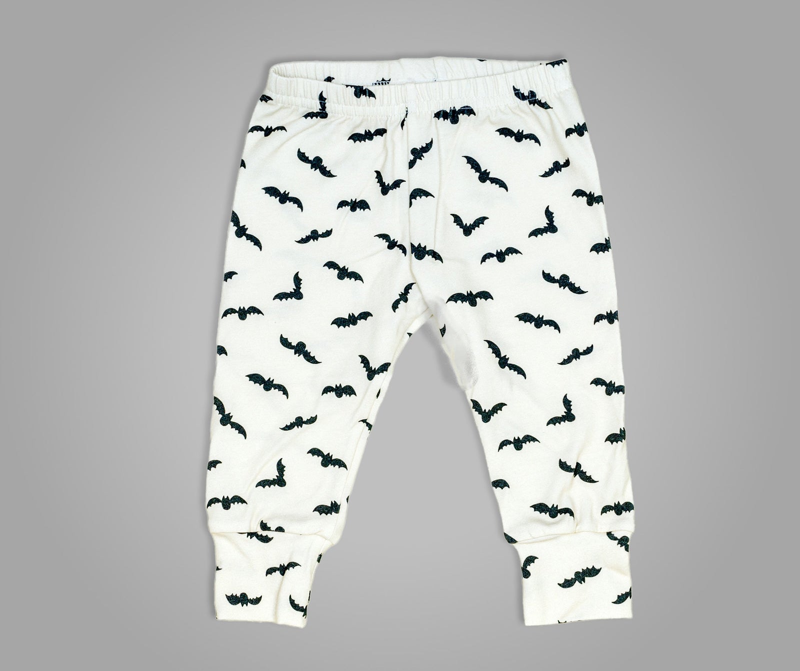 Cuddle Sleep Dream Slim Joggers Bats on Ivory Slim Joggers