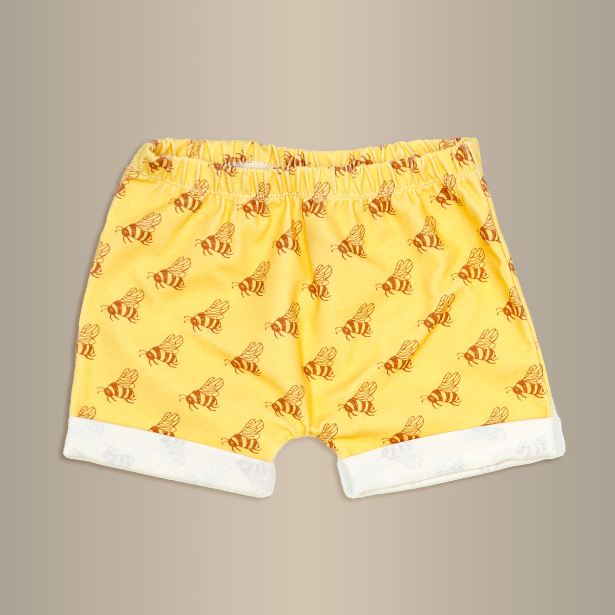 Cuddle Sleep Dream Shorts Bees Rolled Hem Shorts