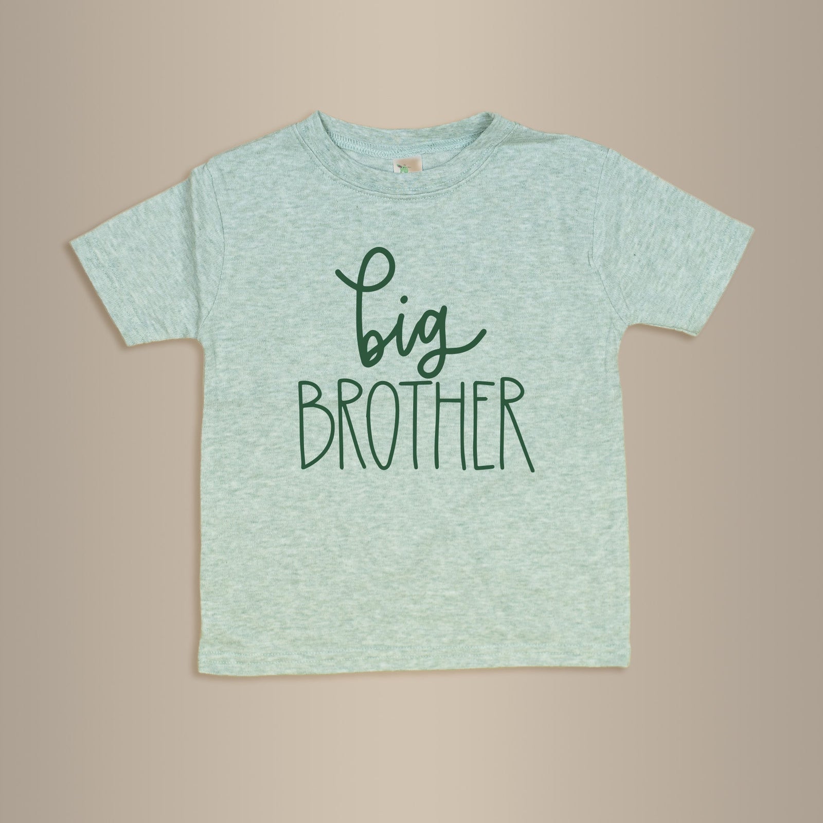 Cuddle Sleep Dream Big Brother | Heathered Sage Tshirt