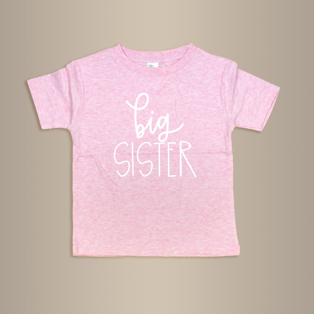Cuddle Sleep Dream Big Sister | Heathered Cotton Candy Tshirt