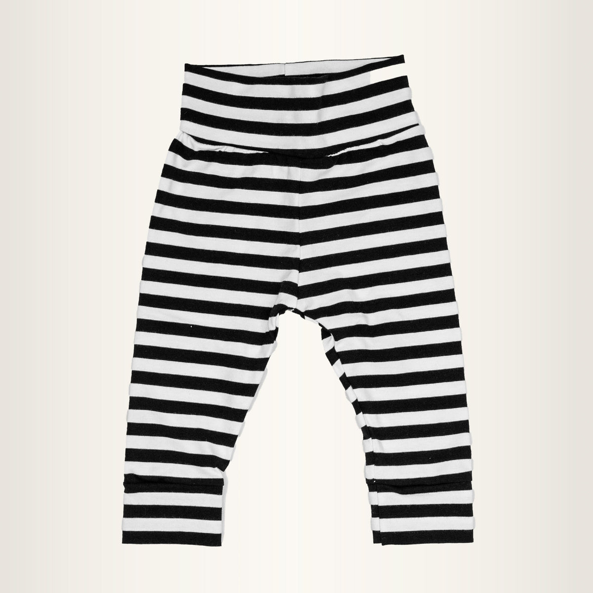 Cuddle Sleep Dream Leggings Black/White Stripe Leggings