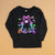 Girl Neon Ghost | Black Tshirt