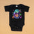 Cuddle Sleep Dream Newborn / Long Sleeve Boy Neon Ghost | Black Bodysuit