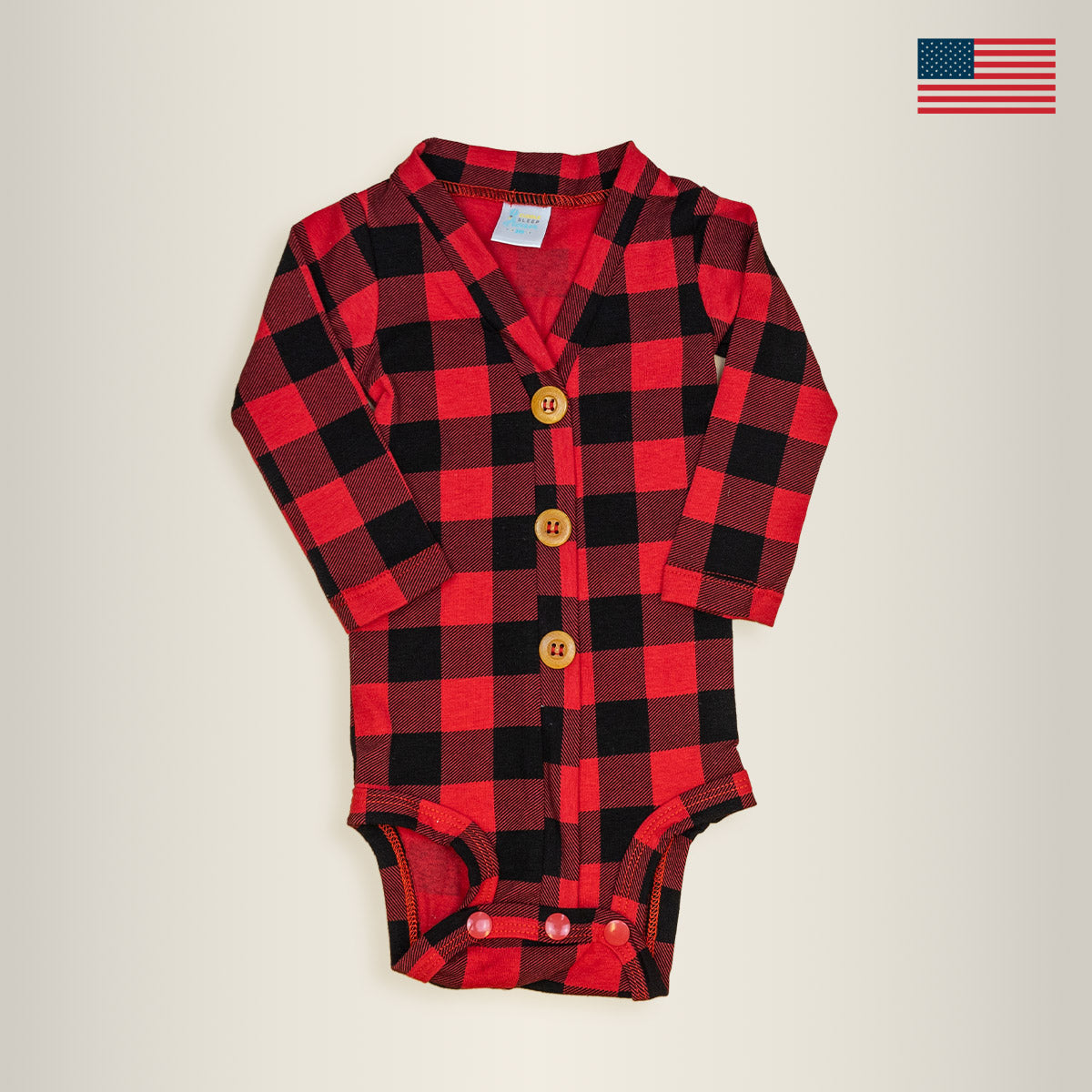 Cuddle Sleep Dream Cardisuit Buffalo Plaid Cardisuit