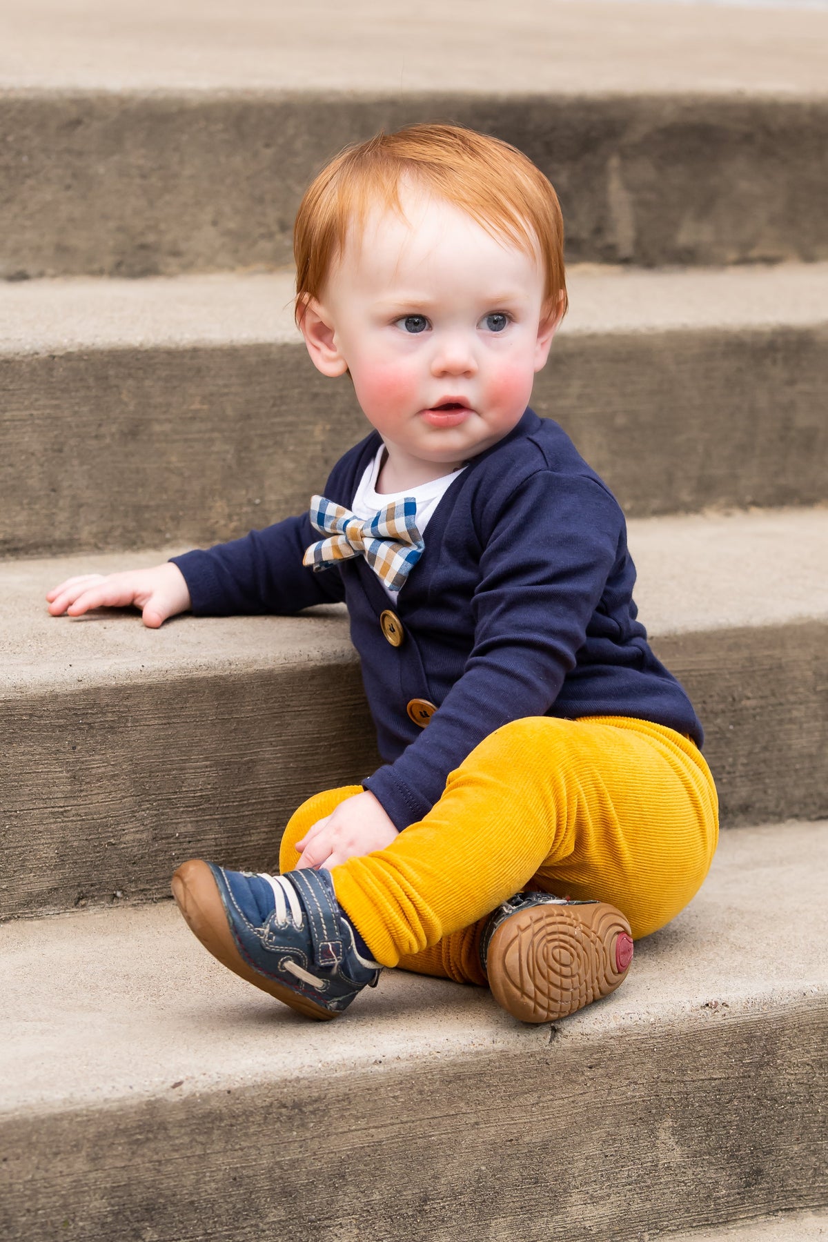 Cuddle Sleep Dream Bundles CardiSuit Bundle | Navy &amp; Mustard