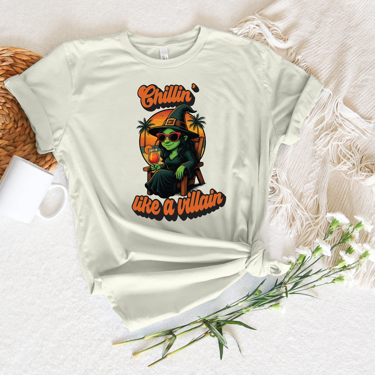 Printify T-Shirt Citron / XS Chillin&#39; Like a Villain Tee