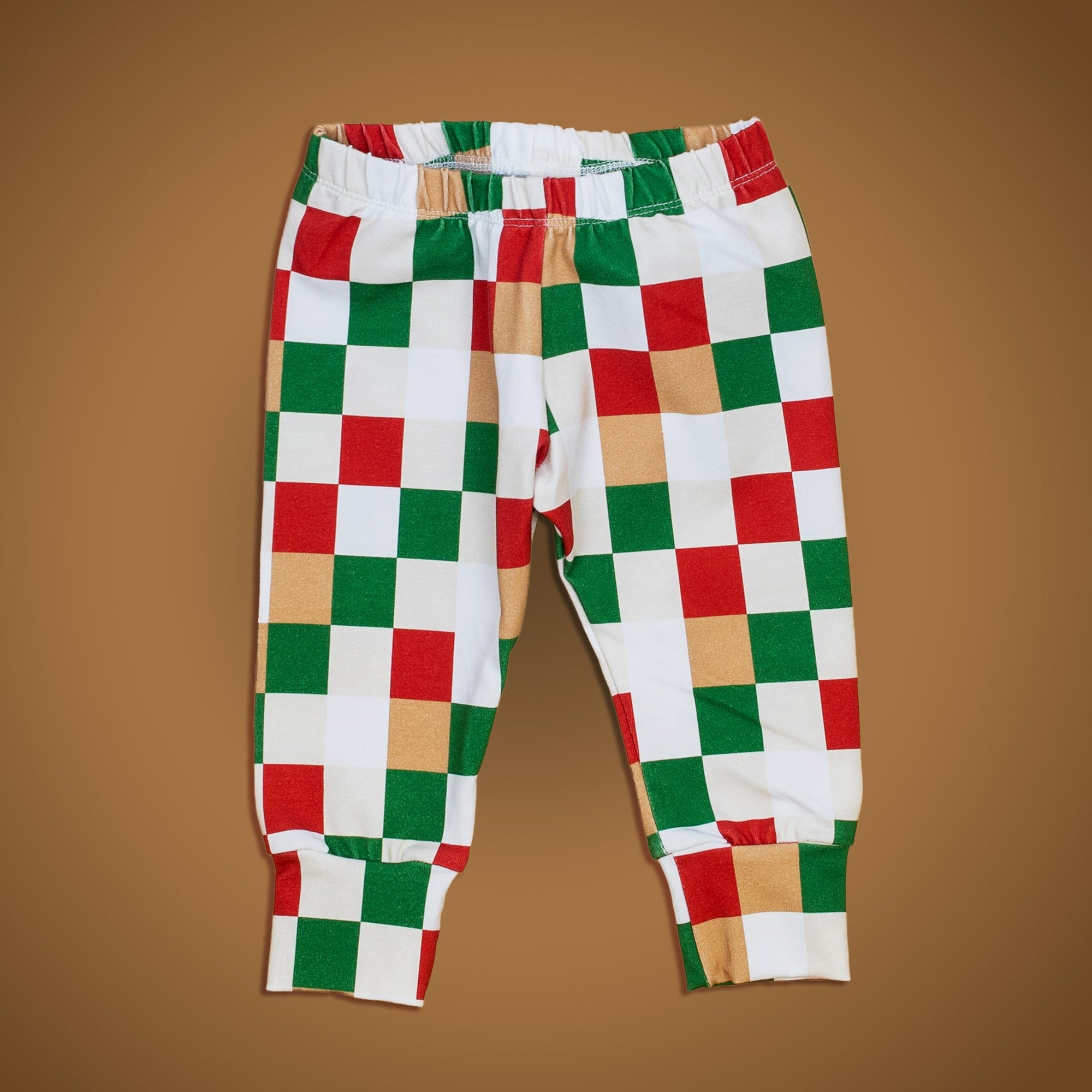 Cuddle Sleep Dream Slim Joggers Christmas Checkerboard Slim Joggers