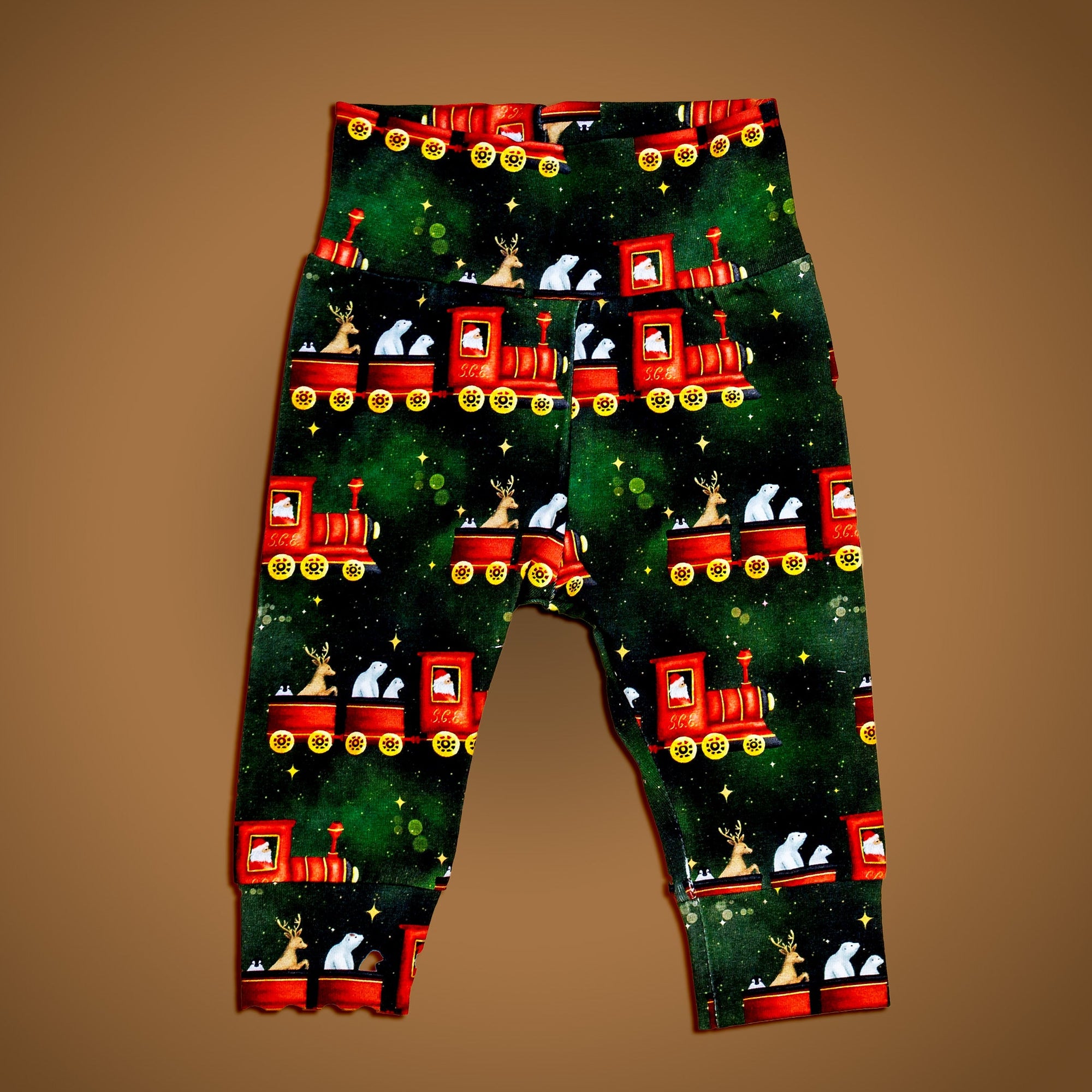 Cuddle Sleep Dream Leggings Christmas Train | Leggings