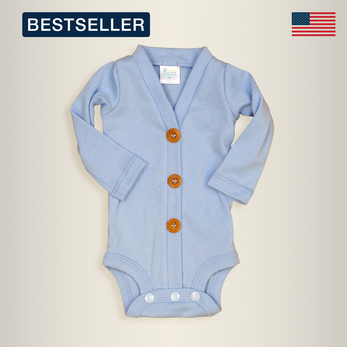 Cuddle Sleep Dream Cardisuit Cloud Blue Cardisuit