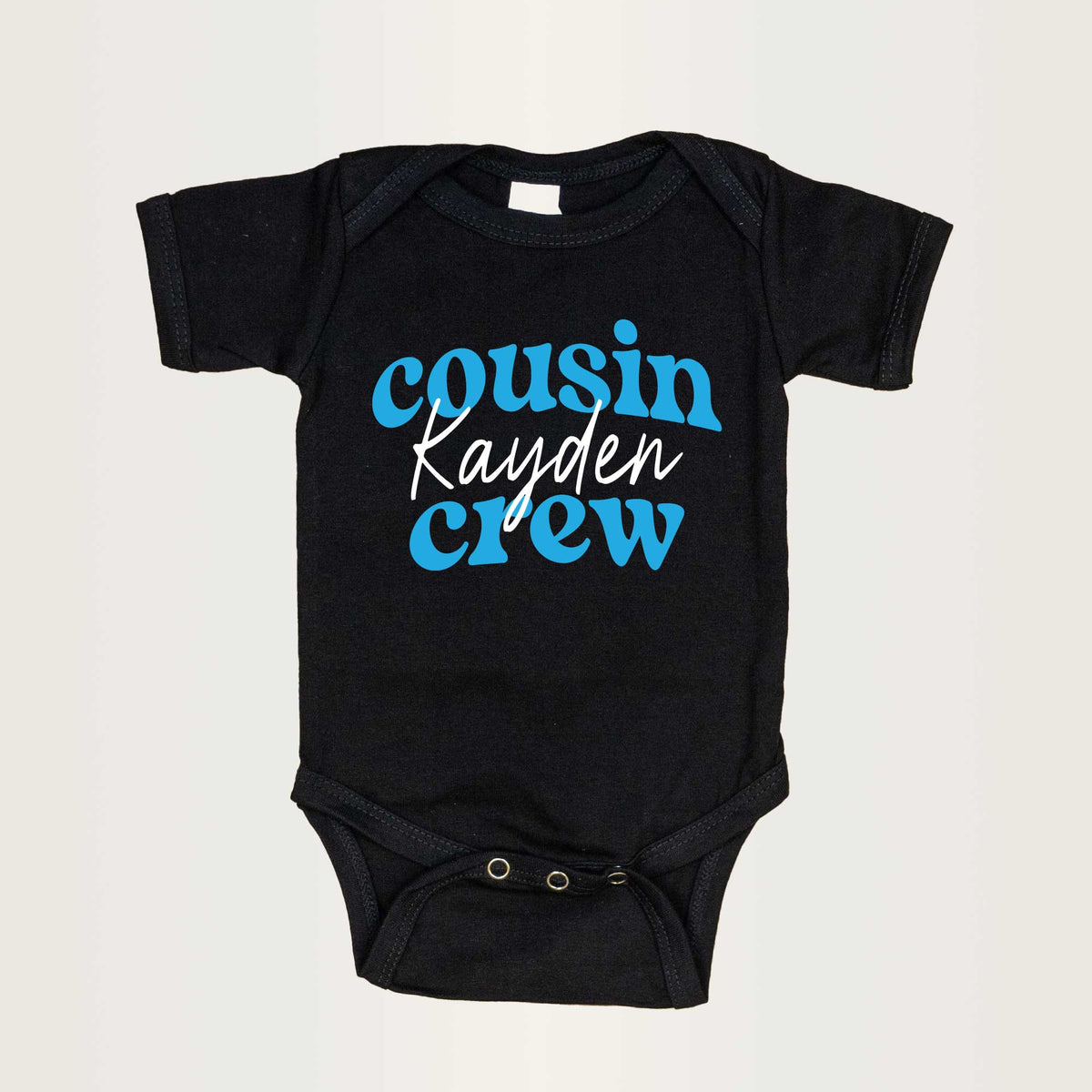 Cuddle Sleep Dream Cousin Crew | Black Bodysuit