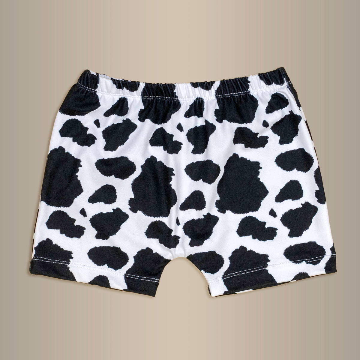 Cuddle Sleep Dream Shorts Cow Print | DBP Shorts