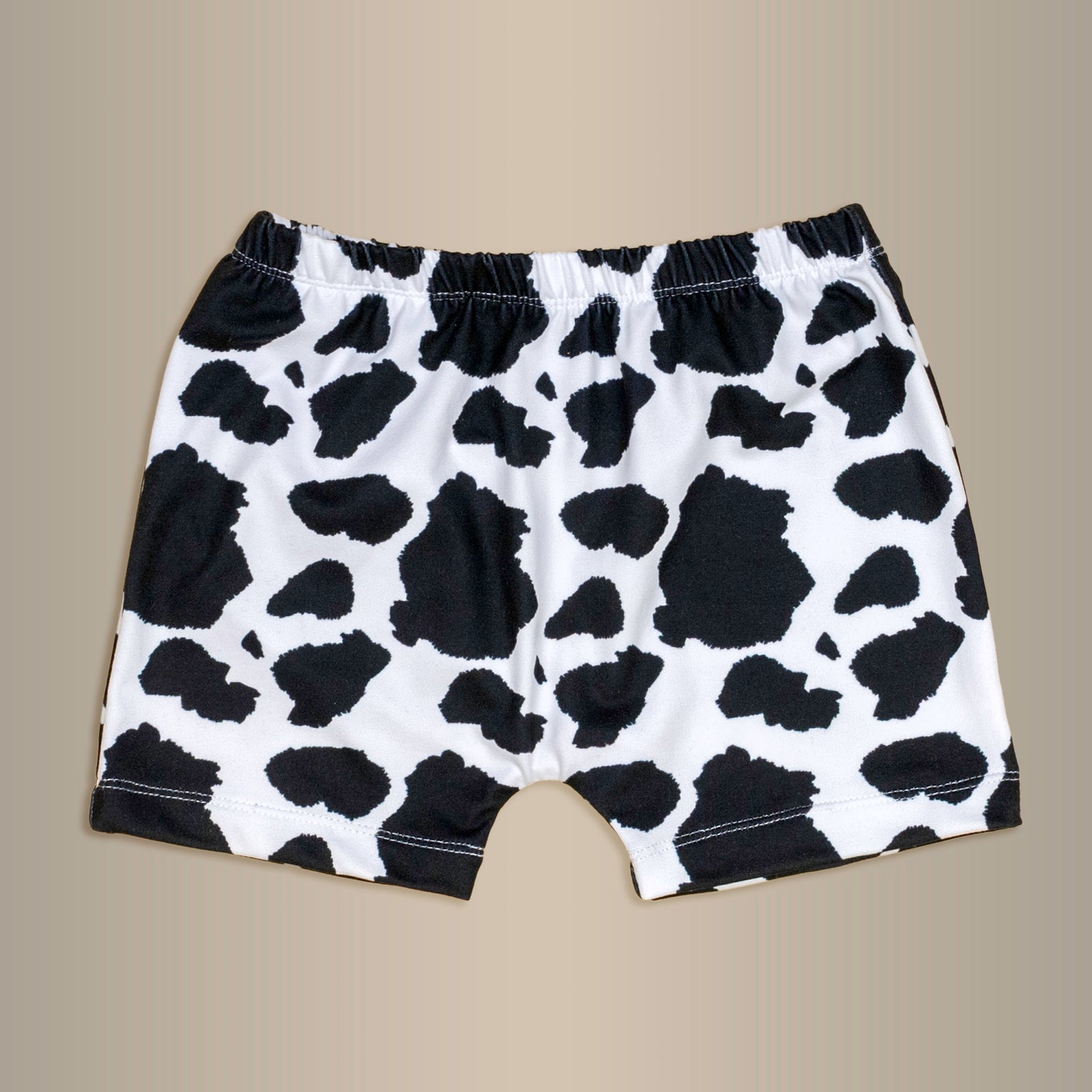 Cuddle Sleep Dream Shorts Cow Print | DBP Shorts