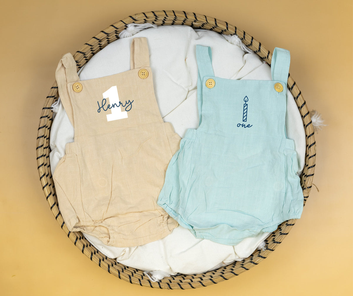 infant summer rompers 1st Birthday
