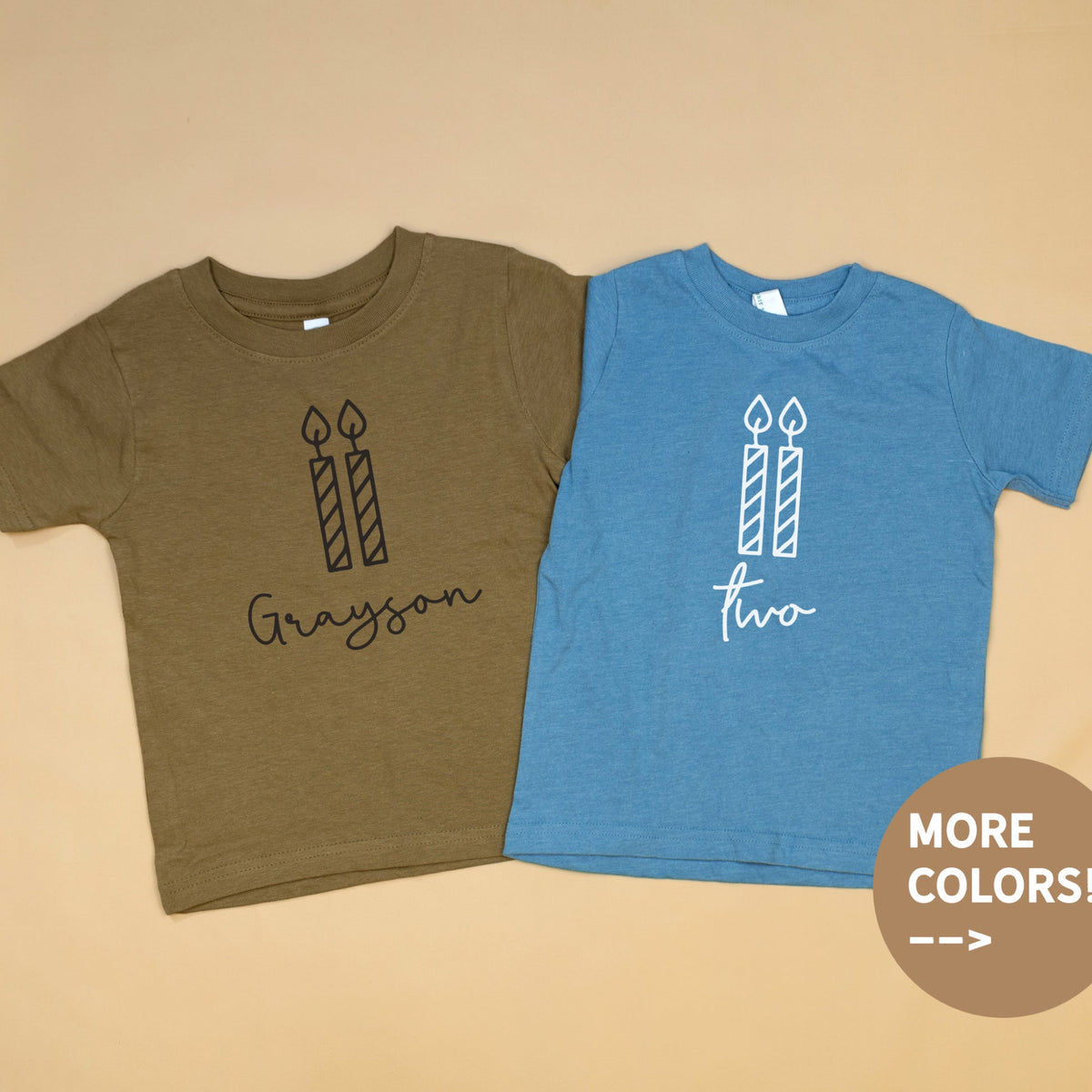 Cuddle Sleep Dream Baby &amp; Toddler Tops 2 Candles | 2nd Birthday Shirt