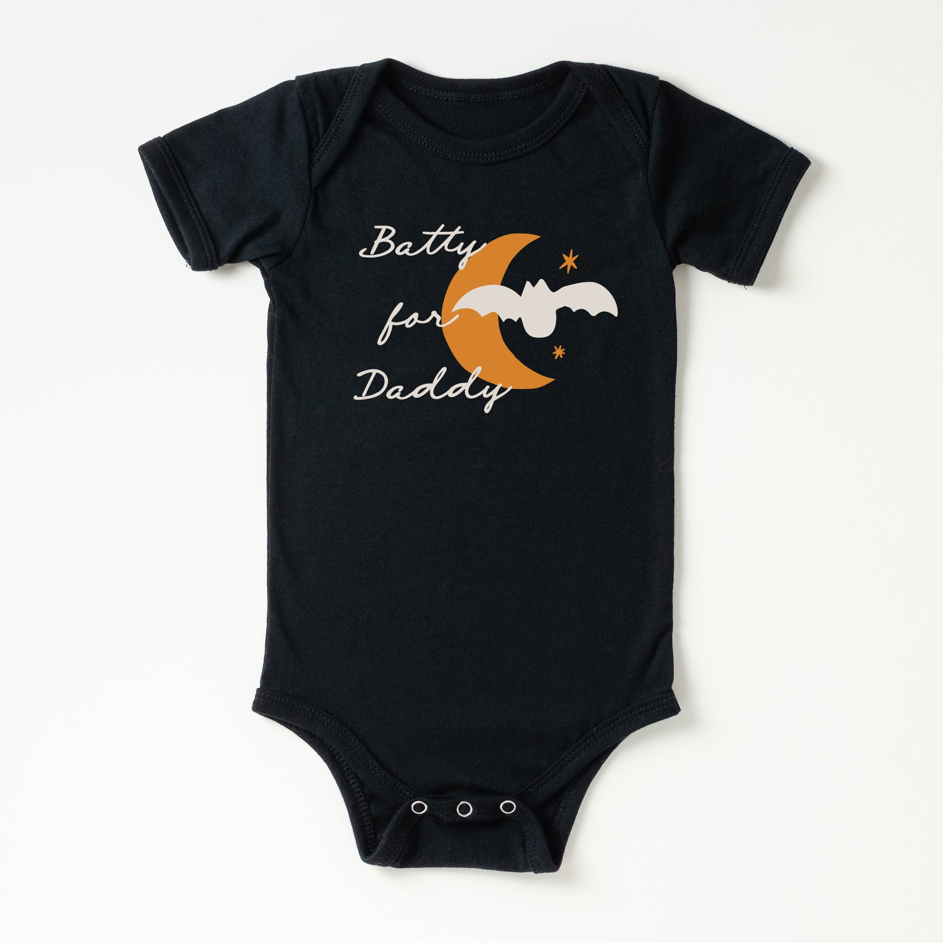 Cuddle Sleep Dream Batty for Daddy | Black Bodysuit
