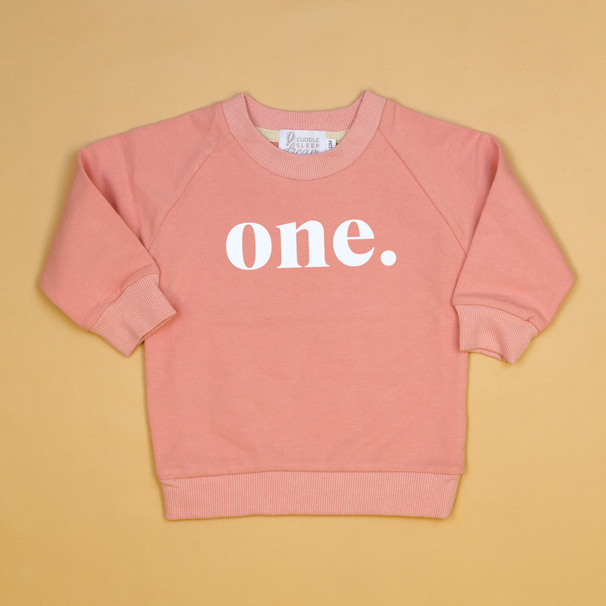 Cuddle Sleep Dream Birthday Number | Slate Blue Sweatshirt