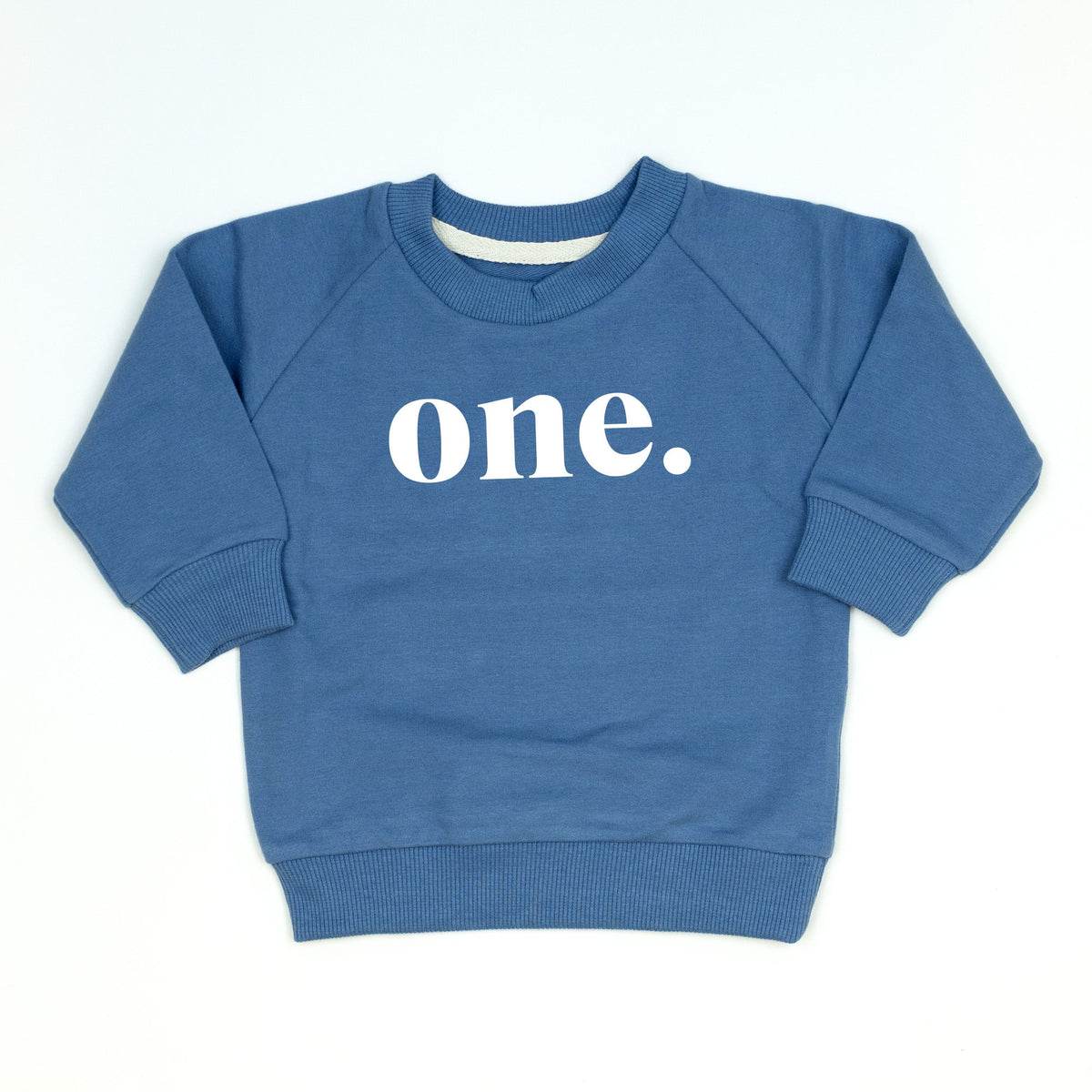 Cuddle Sleep Dream Birthday Number | Slate Blue Sweatshirt
