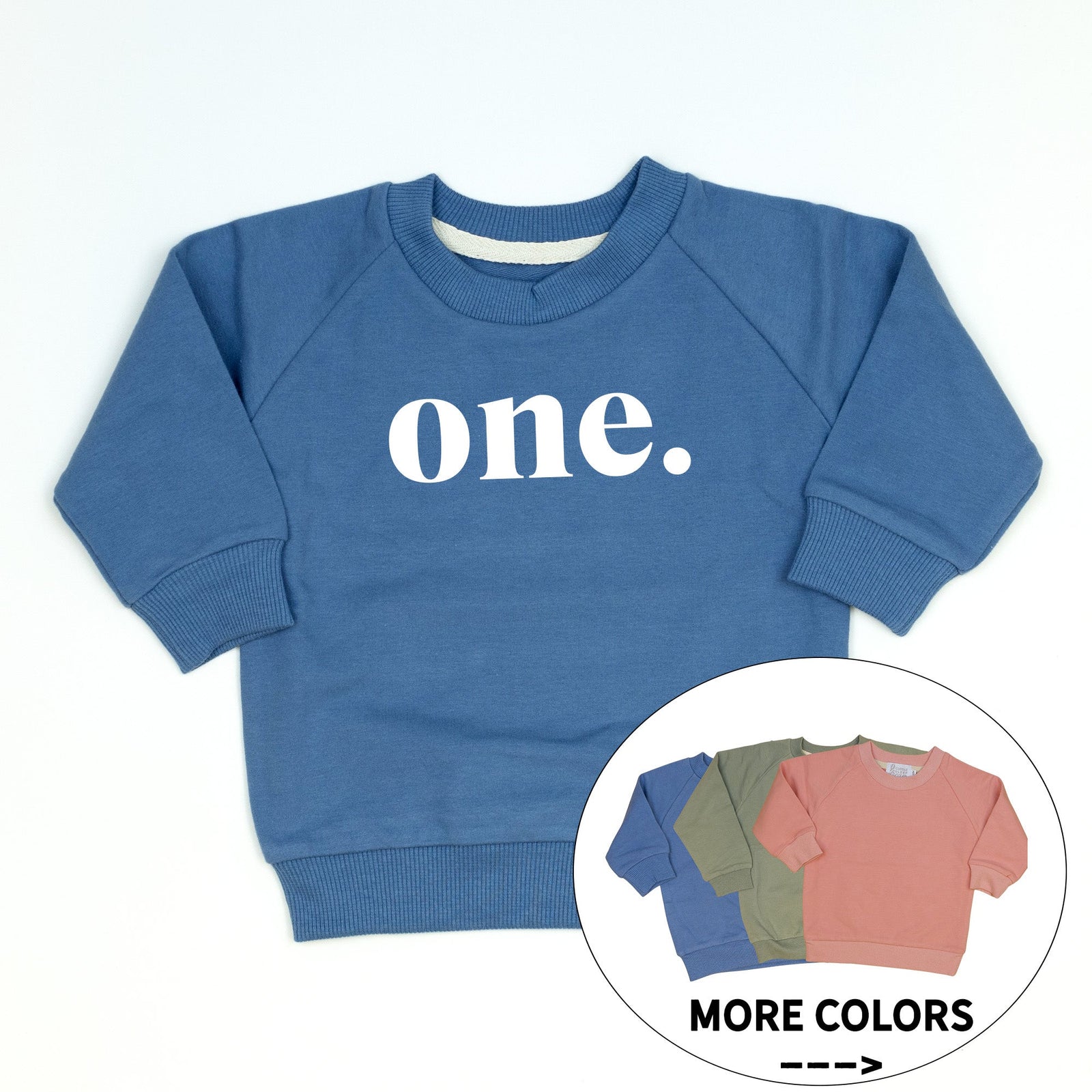 Cuddle Sleep Dream Birthday Number | Slate Blue Sweatshirt