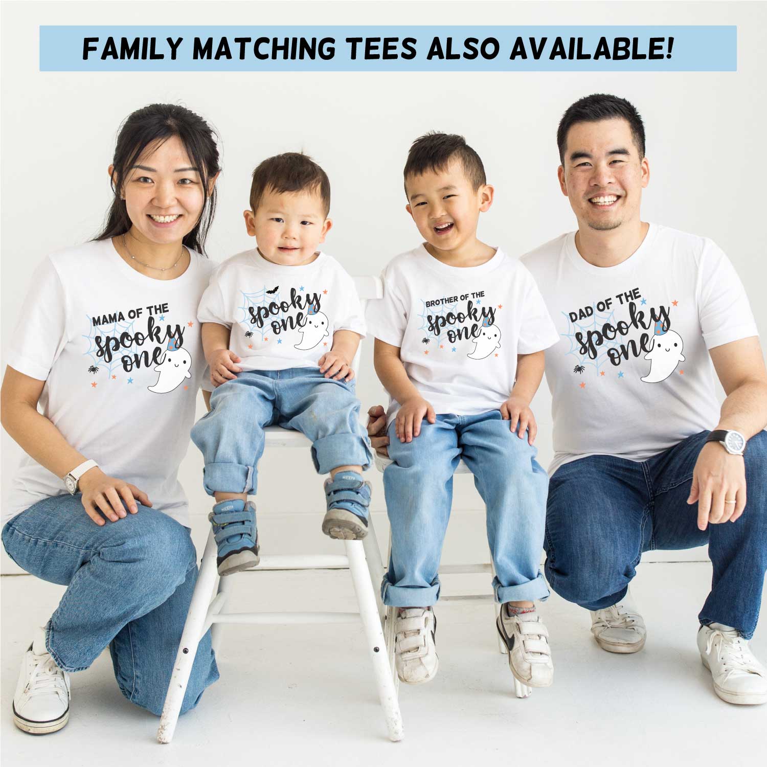 Cuddle Sleep Dream Baby & Toddler Tops Brother/Sister/Cousin of Birthday Boy | Spooky One Tshirt