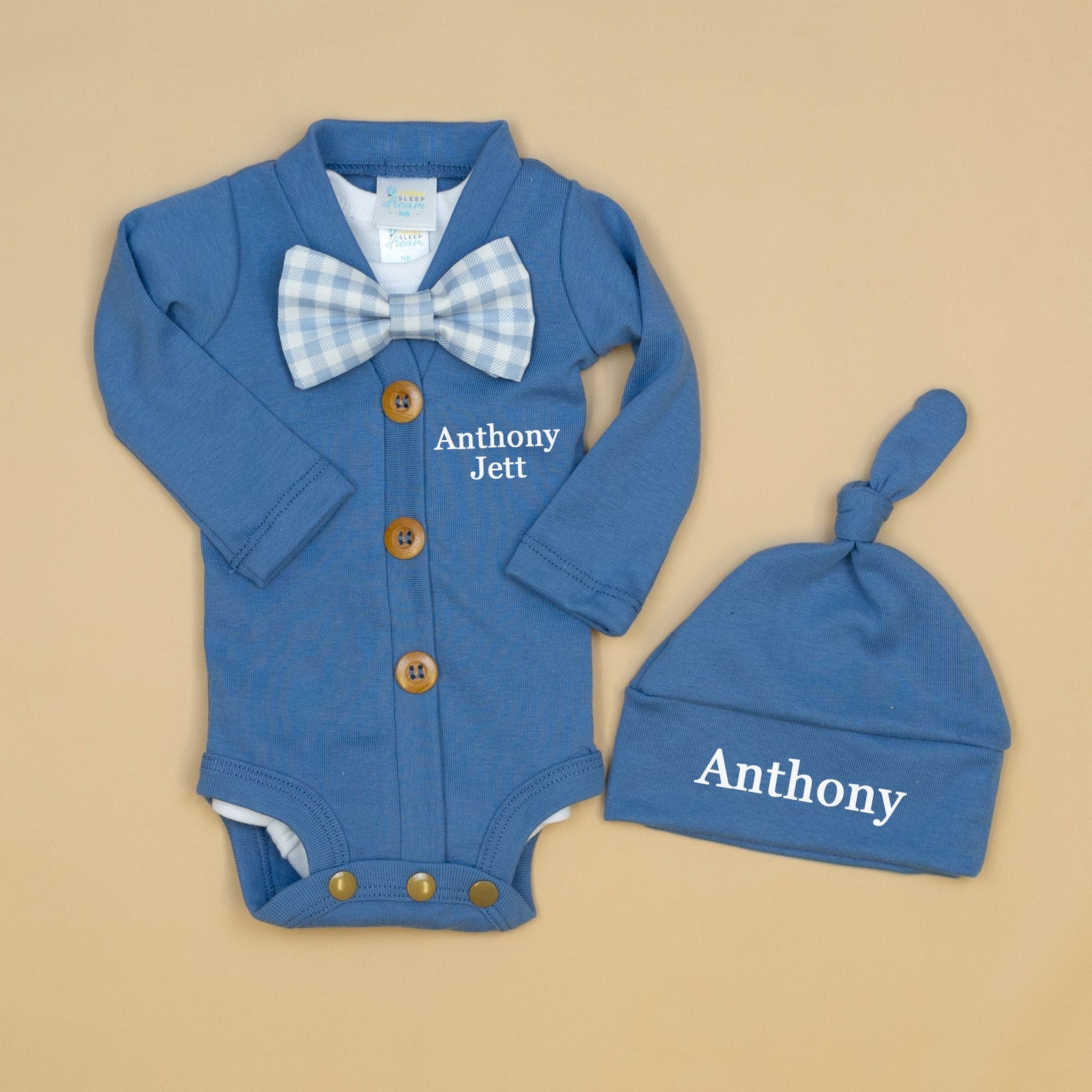 Cuddle Sleep Dream Cardigan Cardisuit Bundle | Rabbit Blue