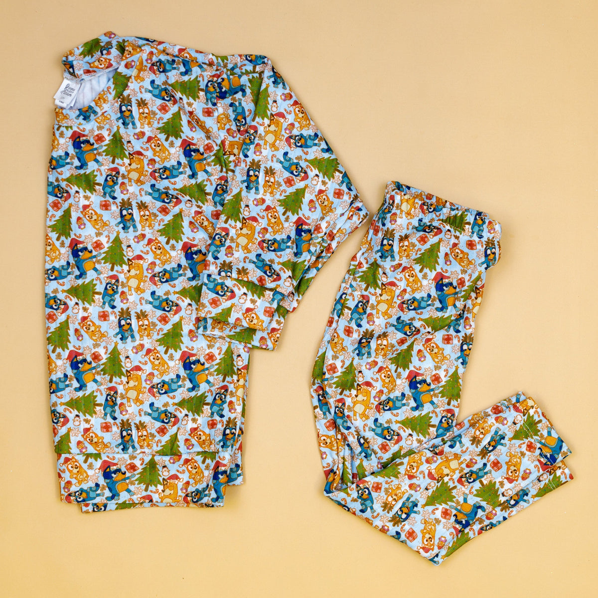 Cuddle Sleep Dream Leggings Christmas Dog Ribbed Lounge Leggings