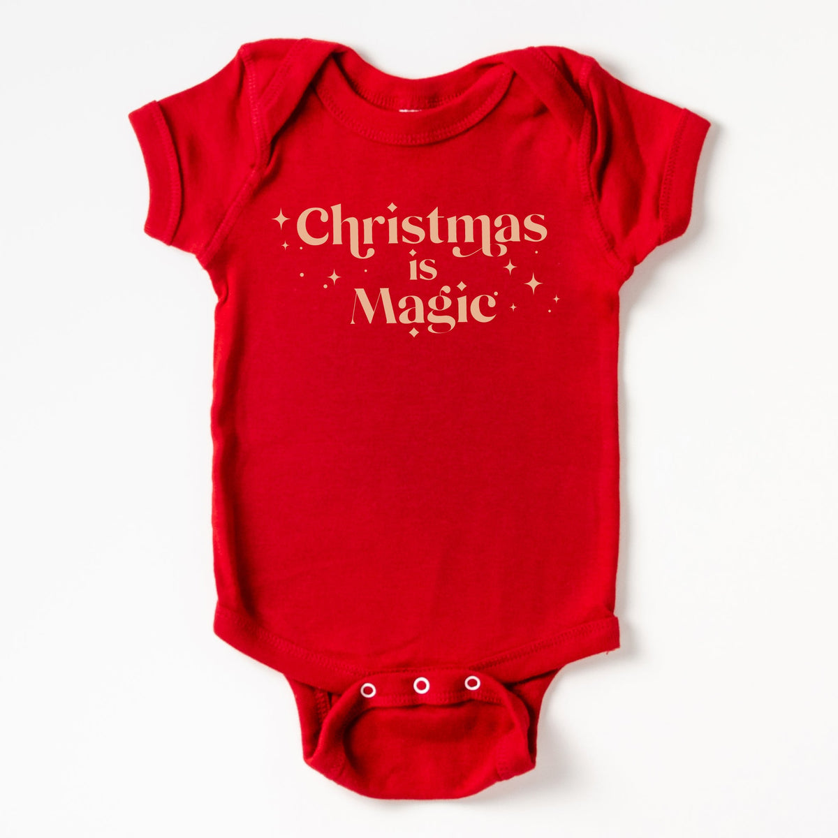 Cuddle Sleep Dream Christmas is Magic | Red Bodysuit