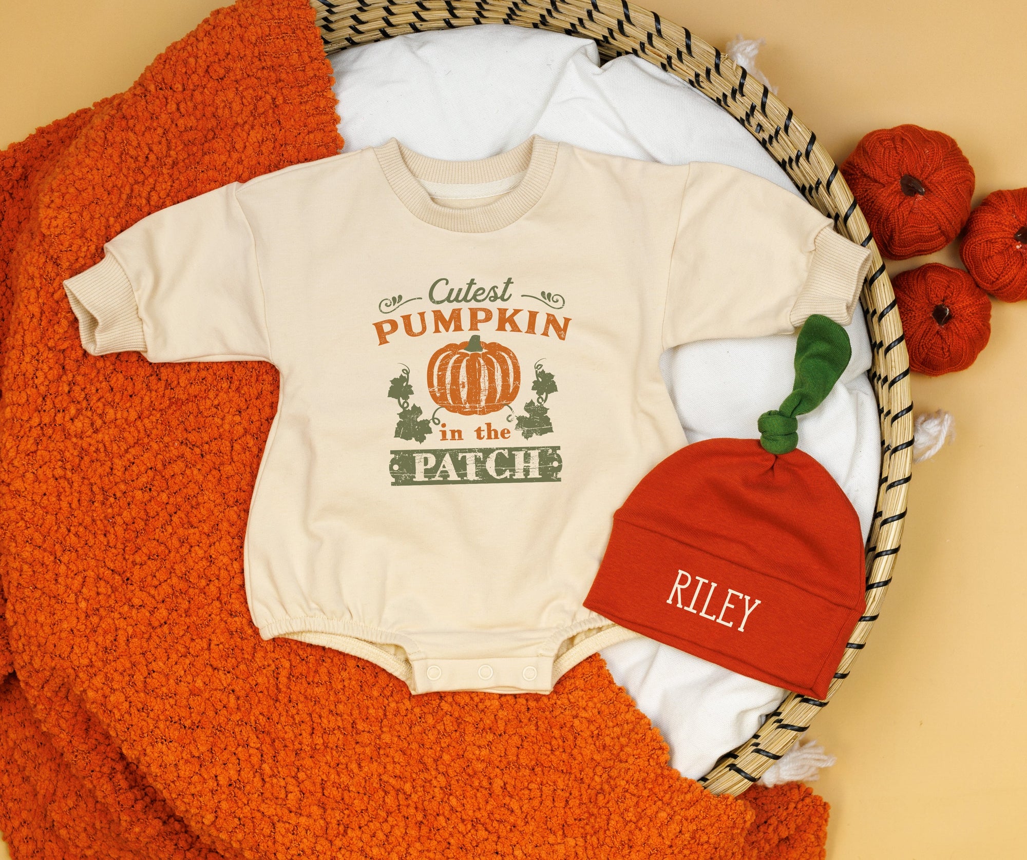 Cuddle Sleep Dream Cutest Pumpkin | Sweater Romper