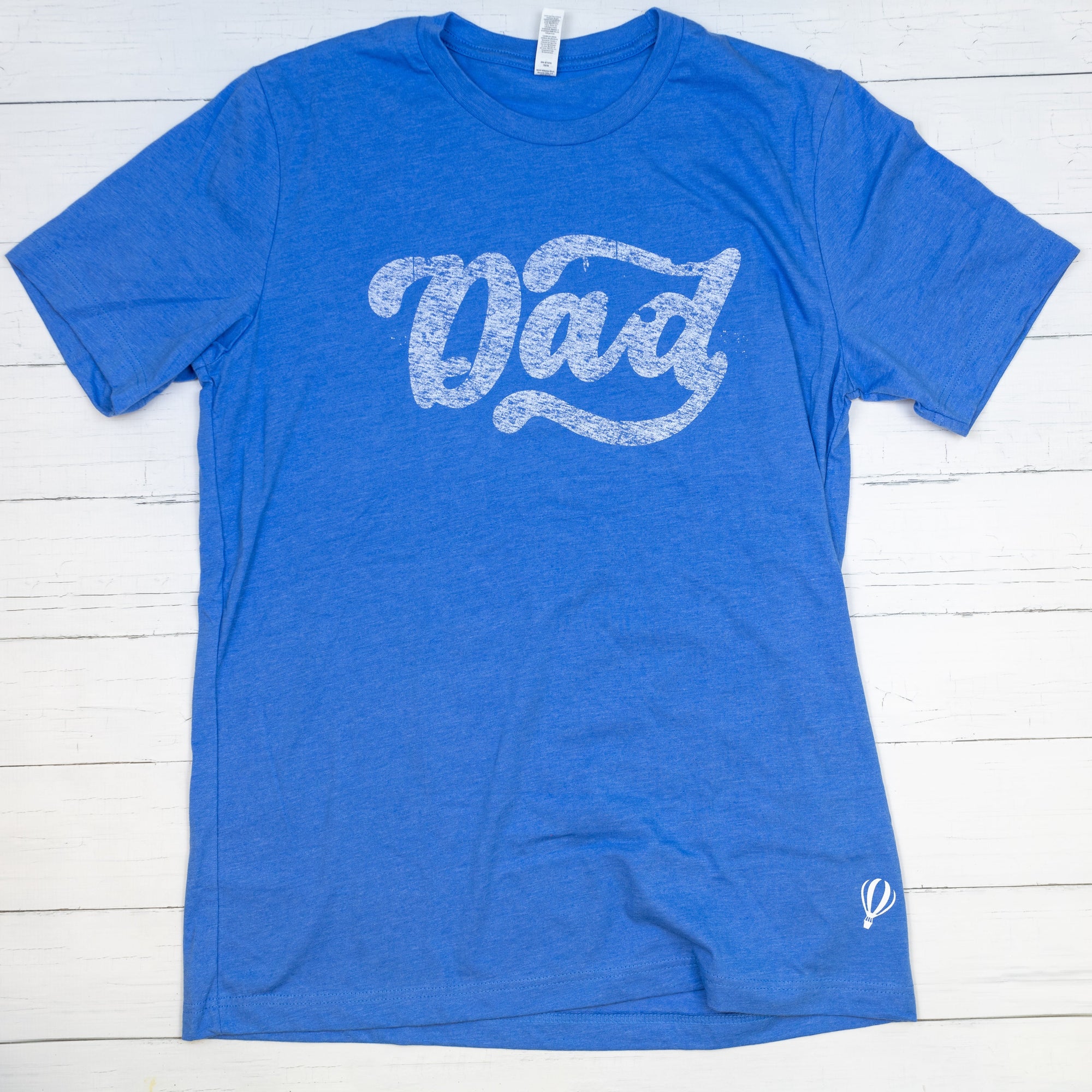 Cuddle Sleep Dream Dad on Heather Blue | Adult Tshirt