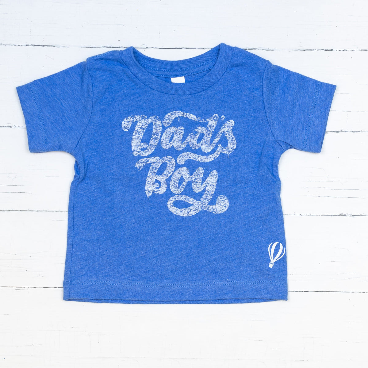 Cuddle Sleep Dream Dad&#39;s Boy on Heather Blue | Baby &amp; Kid Tees
